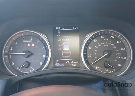 2018 Infiniti Q50 3.0T Red Sport 400 z USA, uszkodzony, nr VIN JN1FV7AR5JM700157